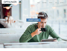 Tablet Screenshot of optionizr.com